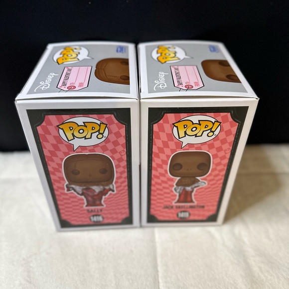 2 New Funko Pop! Disney Valentine’s Chocolate Jack Skellington #1415~Sally #1416 - Picture 6 of 15
